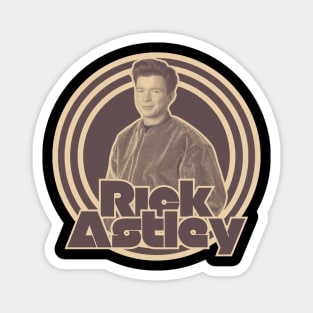 Rick astley 1980s Magnet