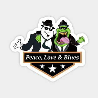 Peace, Love & Blues Magnet