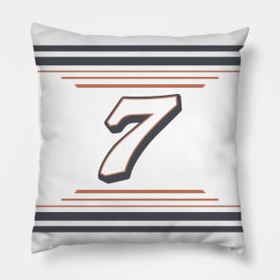 Corey LaJoie #7 2024 NASCAR Design Pillow