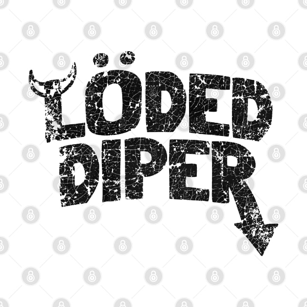 BLACK VINTAGE LODED DIPER by asmokian