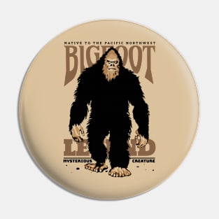 Bigfoot The Legend of Mysterious Creature Pin