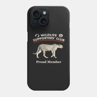 Cheetah on the Prowl Wildlife Supporters' Club Phone Case