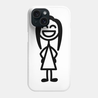 simple girl Phone Case