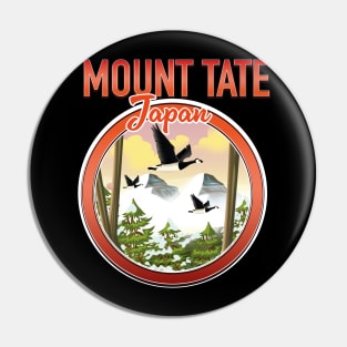 Mount Tate Japan Pin