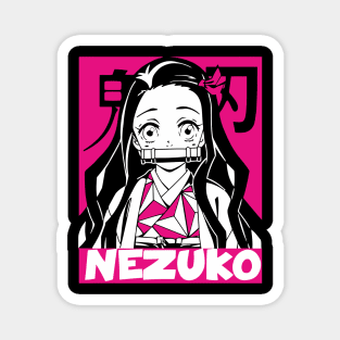 Cute nezuko anime Magnet