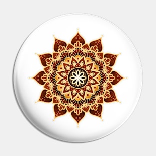 Sacral Chakra Mandala (series) Pin