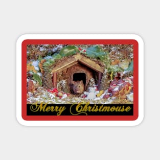 Merry Christmouse card Magnet