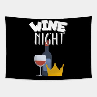 Wine night Tapestry