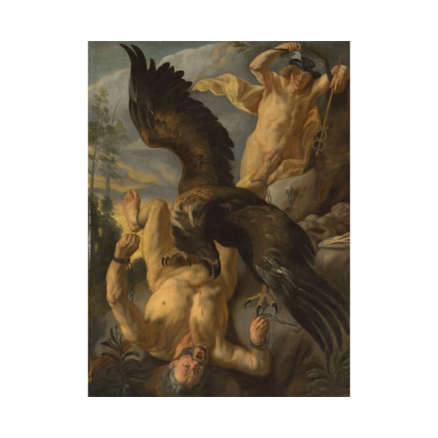 Prometheus Bound by Studio Of Jacob Jordaens by Classic Art Stall