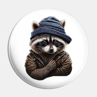 Maverick hardy Raccoon Pin