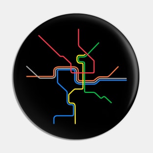 DC metro lines Pin