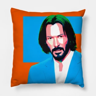 Keanu Reeves and cat Pillow