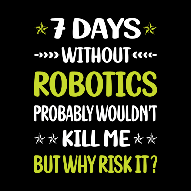 Funny 7 Days Without Robotics Robot Robots by Happy Life