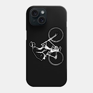 White Vintage Bicycle Cyclists Phone Case