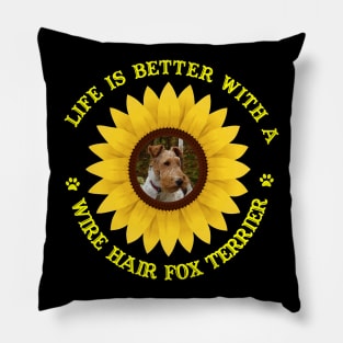 Wire Hair Fox Terrier Lovers Pillow