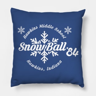 Snow Ball '84 Pillow