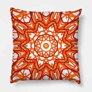 Kaleidoscope 454 by Kristalin Davis Pillow