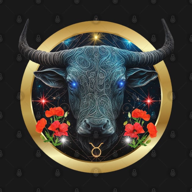 Taurus Elogantly Portrayed in a Gold Band by Spacetrap