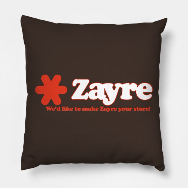 Zayre Department Stores Pillow by Tee Arcade