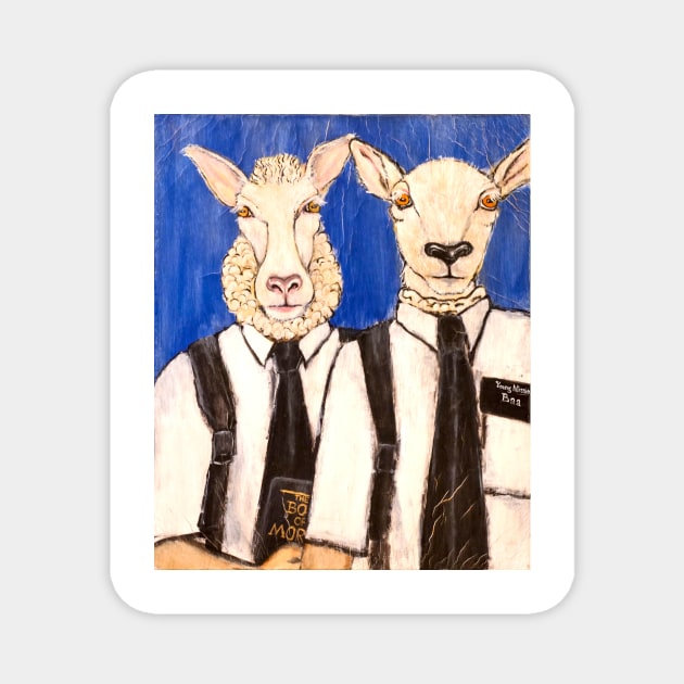 Brothers Baaa Magnet by Kurtcmo