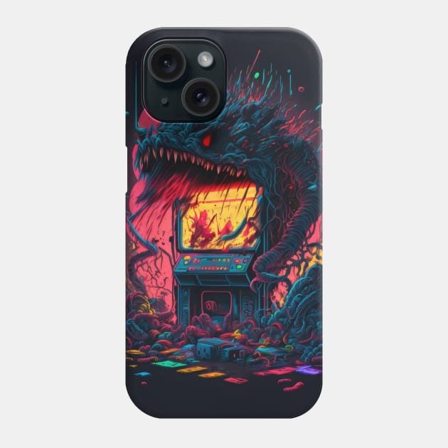 Arcade Horror Phone Case by theusher