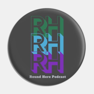 'Round Here Podcast Design 2 Pin