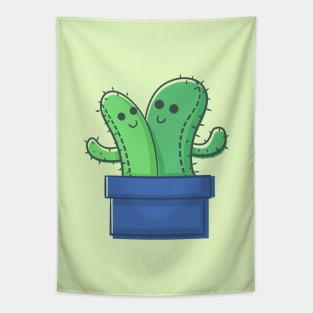 Cactus Family - The twins Tapestry