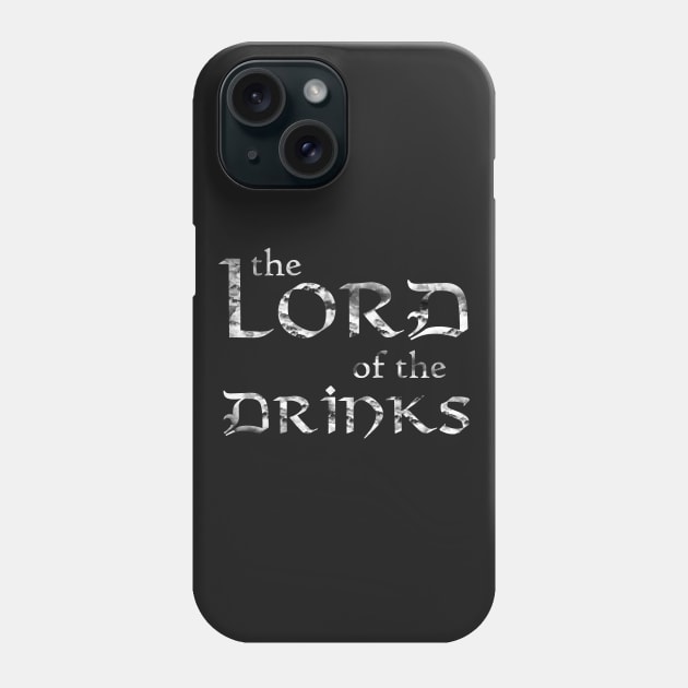 Lord of the Drinks Grunge Phone Case by Shweta.Designs