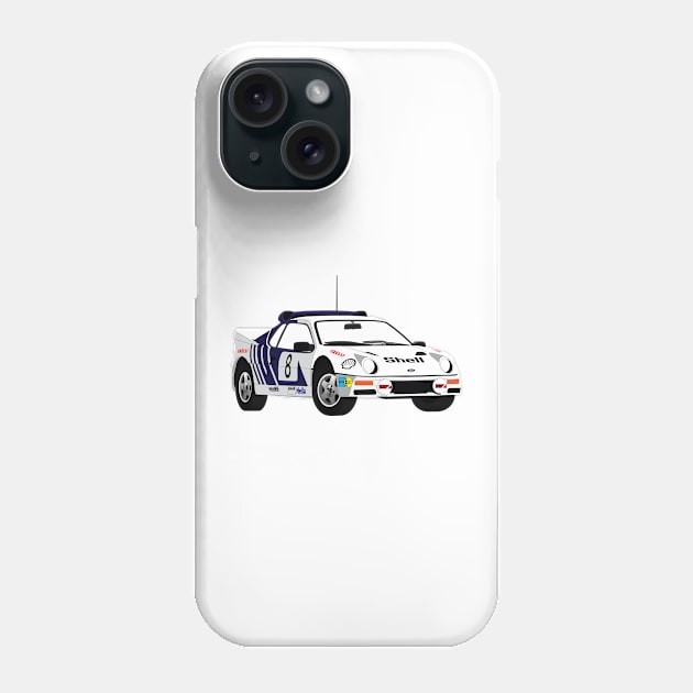 Ford RS200 Group B Phone Case by kindacoolbutnotreally