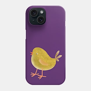 chicken, yellow, baby, Phone Case