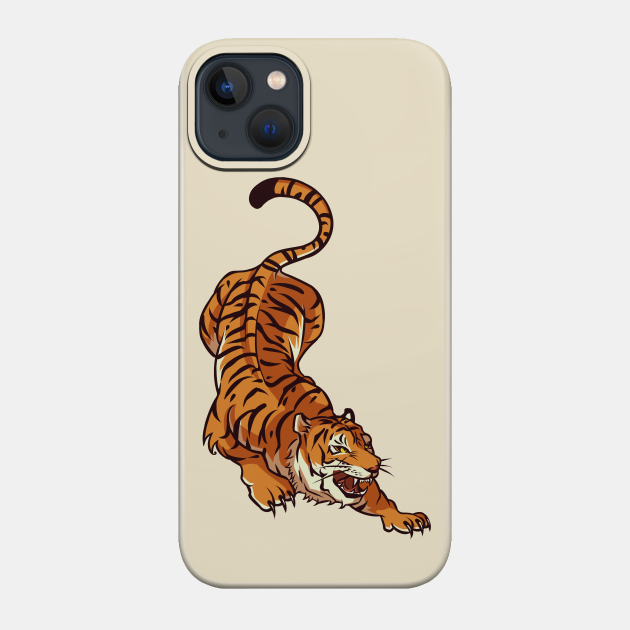 Tiger Ambush - Tiger - Phone Case
