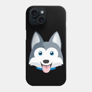 Siberian Husky - Cute Puppy Face for Dog Lovers Phone Case