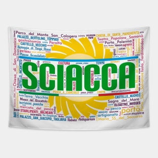 Sciacca Wordart Tapestry