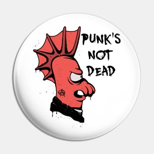 Punk’s Not Dead Pin