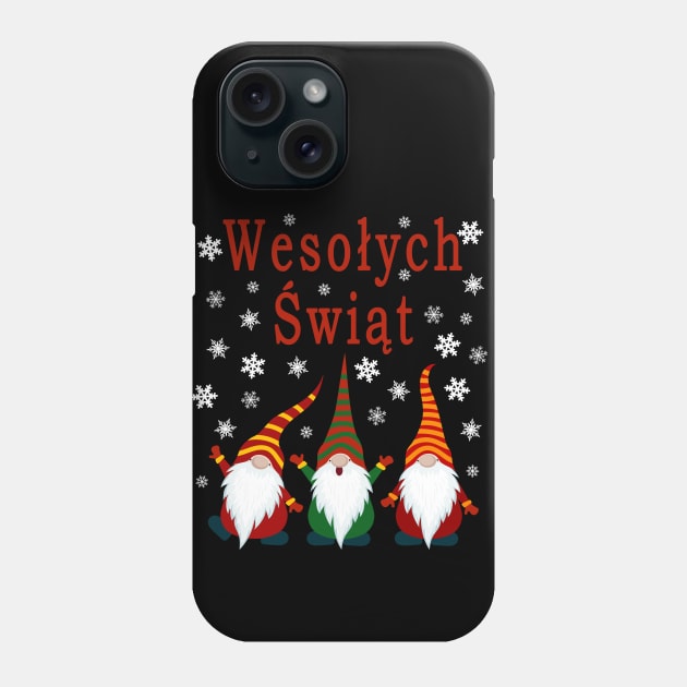 Gnomes Funny Pajama Cute Christmas Gift Holiday Style Wesołych Świąt Phone Case by artbypond