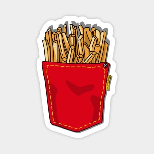 Fries in my Pocket Magnet