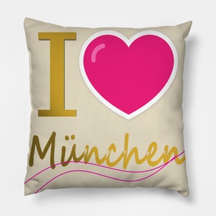 I love Munich Pillow