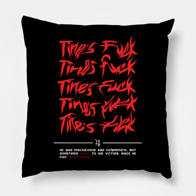 sad valentines Pillow by HYPECLOSET