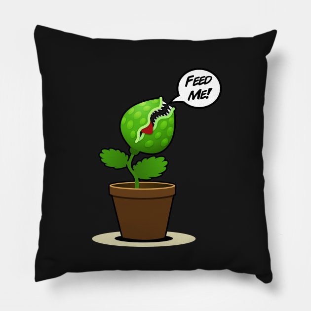 Alien Plantlife Pillow by solublepeter