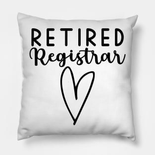 Retired Registrar Pillow