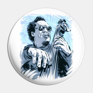 Charles Mingus - An illustration by Paul Cemmick Pin