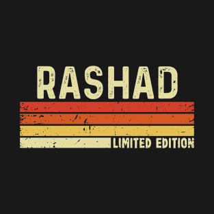 Rashad Name Vintage Retro Limited Edition Gift T-Shirt