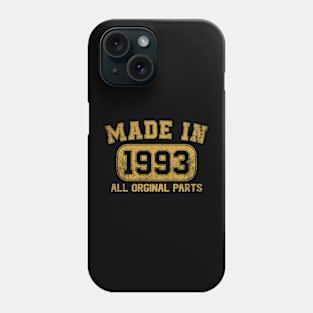 Made In 1993 Birthday Gifts 31 Years Old 31st Bday Present Phone Case