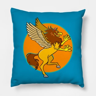 Fighting Hippogriff Pillow
