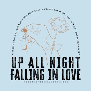 Up All Night Falling In Love Dark T-Shirt