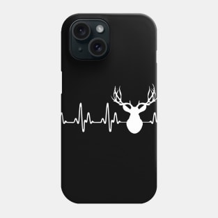 Heartbeat Deer Hunting T-shirt Phone Case