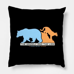 The Grizzly And The Lion Pillow