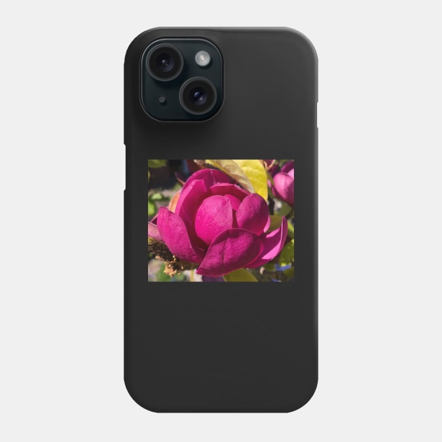 Magenta Magnolia Phone Case by Photomersion