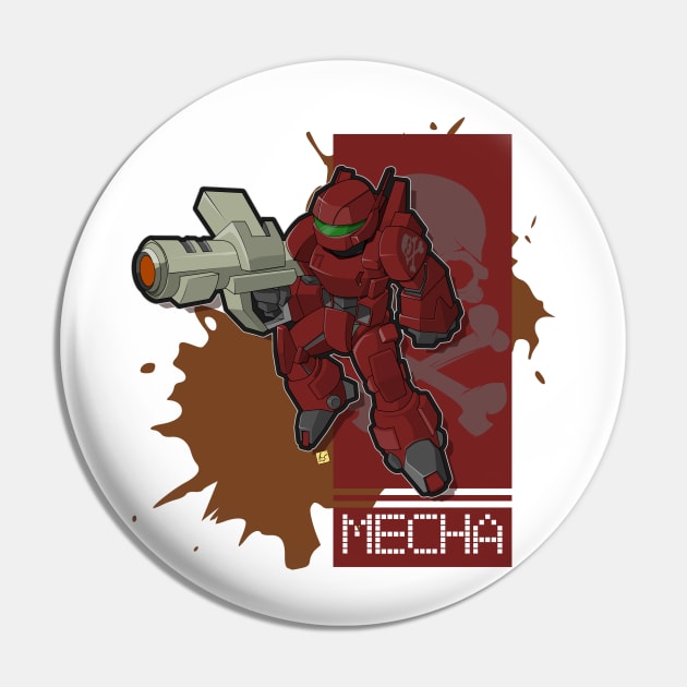 RED MECHA Pin by vhzc