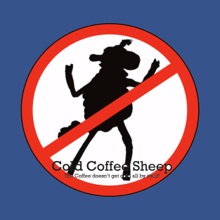 Cold Coffee Sheep Logo T-Shirt